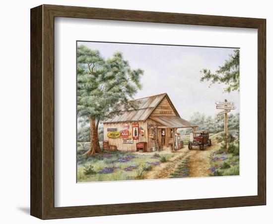 Mike's Garage-Unknown Shannon-Framed Art Print