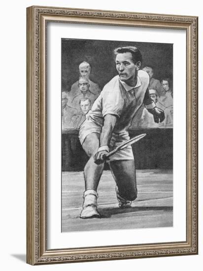 Mike Sangster, Tennis Player-Ralph Bruce-Framed Giclee Print