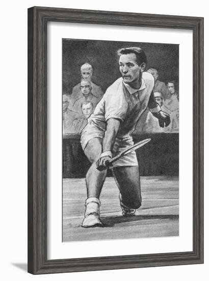 Mike Sangster, Tennis Player-Ralph Bruce-Framed Giclee Print