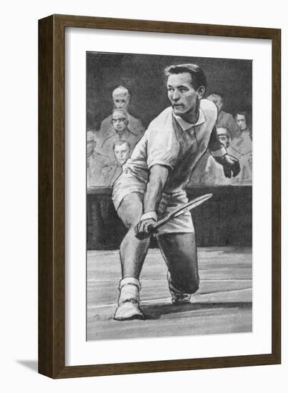 Mike Sangster, Tennis Player-Ralph Bruce-Framed Giclee Print