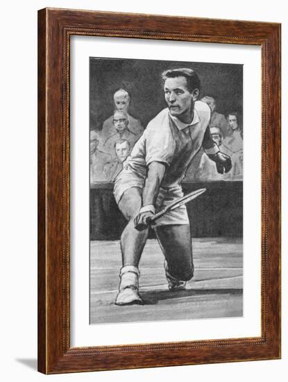 Mike Sangster, Tennis Player-Ralph Bruce-Framed Giclee Print