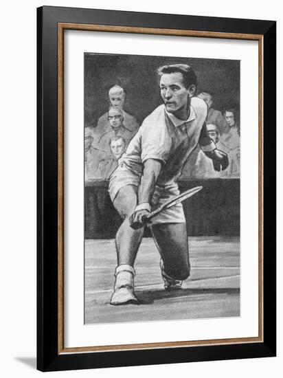 Mike Sangster, Tennis Player-Ralph Bruce-Framed Giclee Print