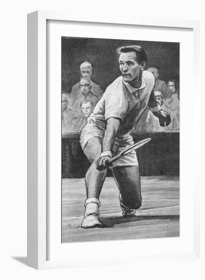 Mike Sangster, Tennis Player-Ralph Bruce-Framed Giclee Print