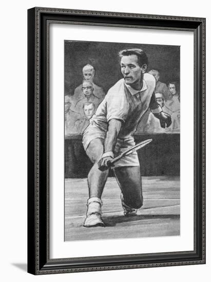 Mike Sangster, Tennis Player-Ralph Bruce-Framed Giclee Print