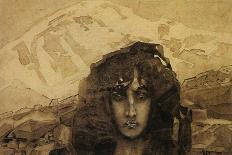 Head of a Demon, 1890-Mikhail Aleksandrovich Vrubel-Giclee Print