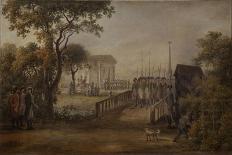 Changing of the Guard at the Tsarina?S Meadow in Saint Petersburg, 1799-Mikhail Matveevich Ivanov-Framed Giclee Print