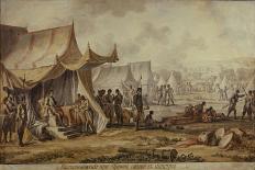 Changing of the Guard at the Tsarina?S Meadow in Saint Petersburg, 1799-Mikhail Matveevich Ivanov-Framed Giclee Print