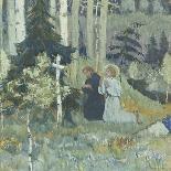 The Nightingale Is Singing, 1918-Mikhail Vasilyevich Nesterov-Framed Giclee Print