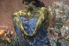 Demon Seated in a Garden, 1890-Mikhail Vrubel-Giclee Print