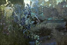 Demon Seated in a Garden, 1890-Mikhail Vrubel-Framed Premier Image Canvas