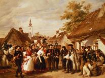 The Arrival of the Bride, 1856-Miklos Barabas-Framed Giclee Print