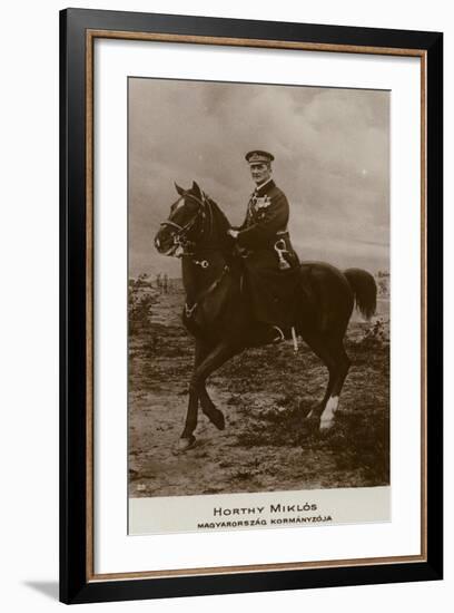 Miklos Horthy-null-Framed Photographic Print