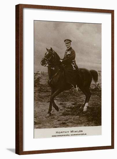 Miklos Horthy-null-Framed Photographic Print