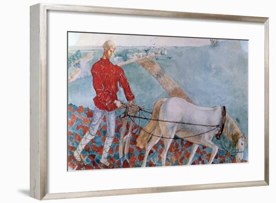 Mikula Selianovich, 1918-Kuz'ma Petrov-Vodkin-Framed Giclee Print