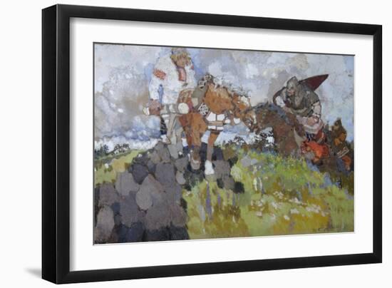 Mikula Selyaninovich, 1917-Viktor Mikhaylovich Vasnetsov-Framed Giclee Print