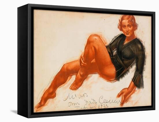 Mila, 1933-Alexander Yevgenyevich Yakovlev-Framed Premier Image Canvas