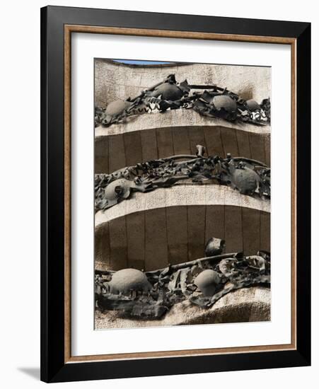 Mila House (La Pedrera) by Antoni Gaudi, UNESCO World Heritage Site, Barcelona, Spain-Nico Tondini-Framed Photographic Print