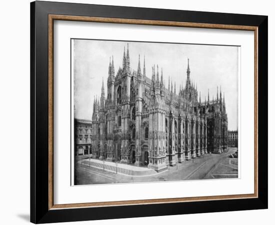 Milan Cathedral, Italy, Late 19th Century-John L Stoddard-Framed Giclee Print