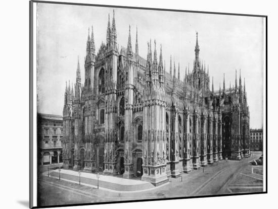 Milan Cathedral, Italy, Late 19th Century-John L Stoddard-Mounted Giclee Print