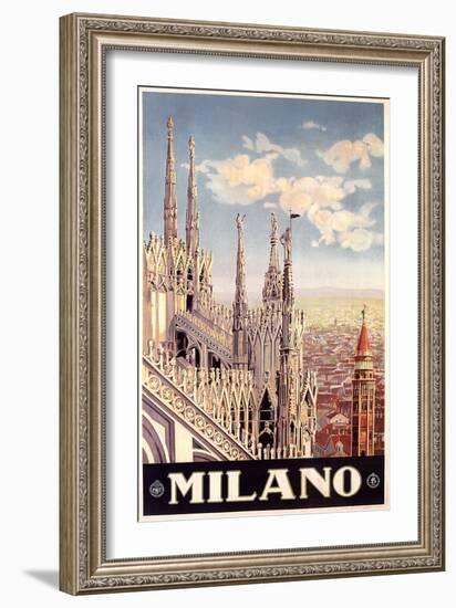 Milan Cathedral-null-Framed Art Print