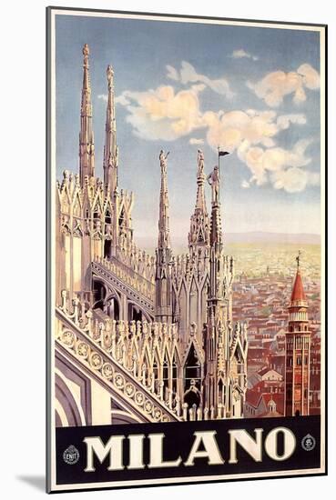 Milan Cathedral-null-Mounted Art Print