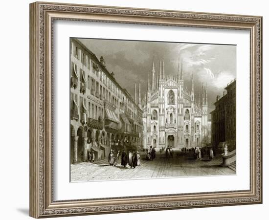 Milan Cathedral-English-Framed Giclee Print