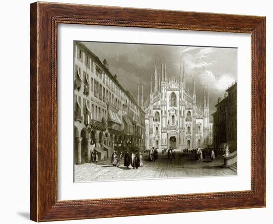 Milan Cathedral-English-Framed Giclee Print