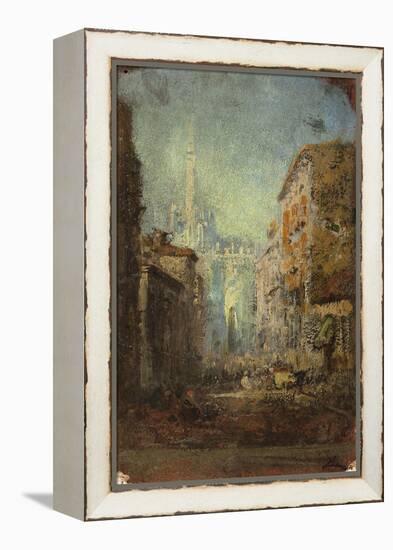 Milan, il Duomo-Félix Ziem-Framed Premier Image Canvas