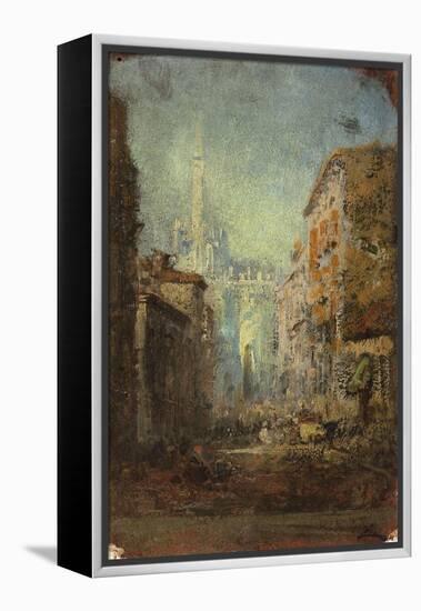 Milan, il Duomo-Félix Ziem-Framed Premier Image Canvas