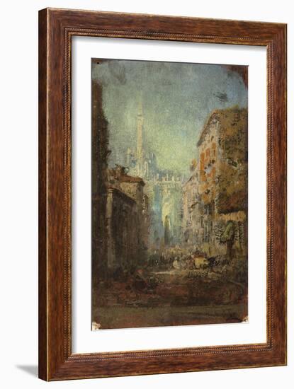 Milan, il Duomo-Félix Ziem-Framed Giclee Print