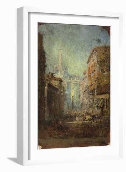 Milan, il Duomo-Félix Ziem-Framed Giclee Print