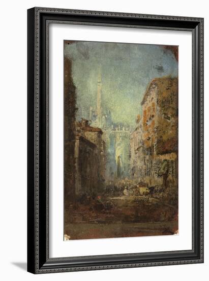 Milan, il Duomo-Félix Ziem-Framed Giclee Print