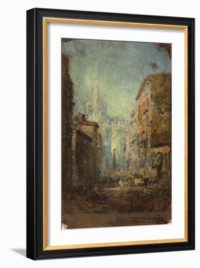 Milan, il Duomo-Félix Ziem-Framed Giclee Print