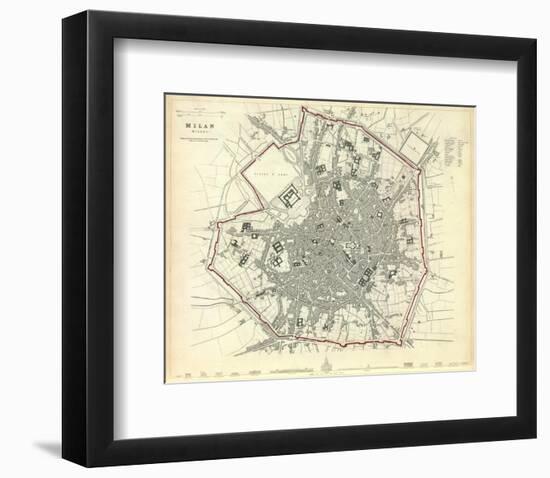 Milan, Italy, c.1832-null-Framed Art Print