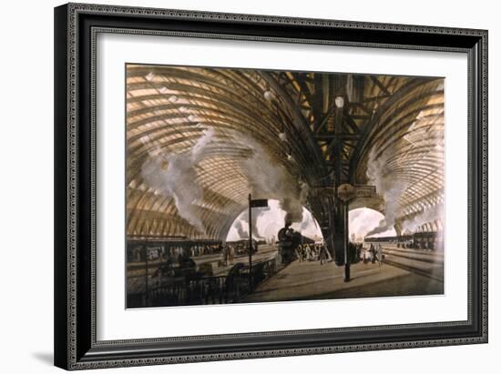 Milan's New Station-Cesare Fratino-Framed Art Print