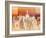 Milano al tramonto-Luigi Florio-Framed Art Print