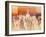 Milano al tramonto-Luigi Florio-Framed Art Print