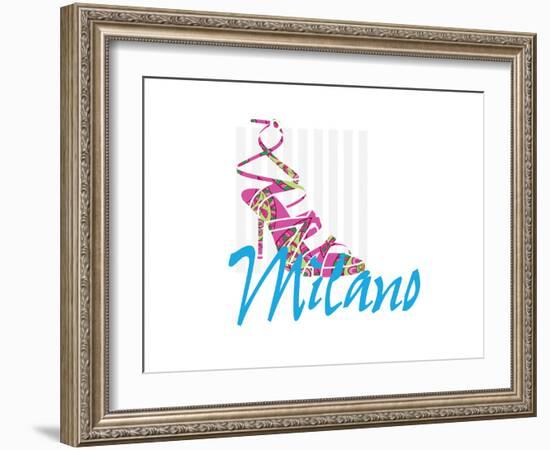 Milano Shoe-Elle Stewart-Framed Art Print