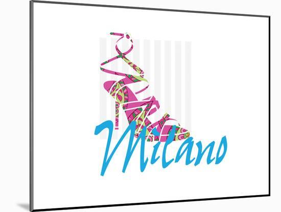 Milano Shoe-Elle Stewart-Mounted Art Print