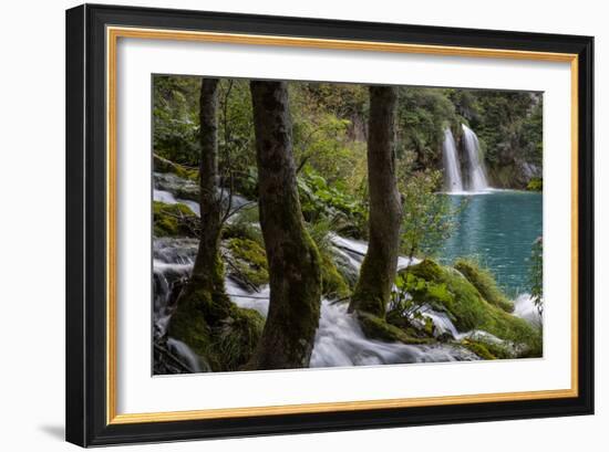 Milanovacki Slap Waterfall Lower Lakes, Plitvice Lakes NP, Croatia (Croatian: NP Plitvi?ka Jezera)-Karine Aigner-Framed Photographic Print