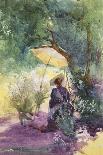 A Woman Sketching in a Glade-Mildred Anne Butler-Framed Giclee Print