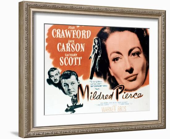 Mildred Pierce, 1945, Directed by Michael Curtiz-null-Framed Giclee Print