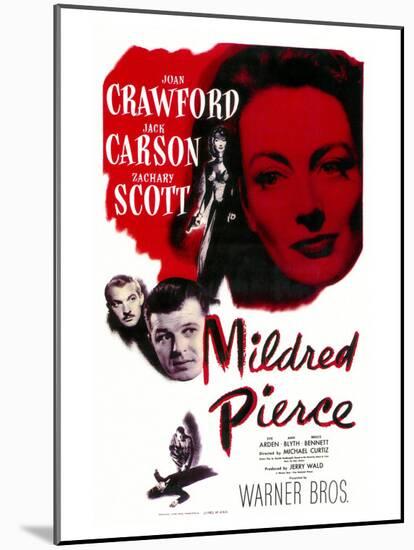 Mildred Pierce, 1945-null-Mounted Art Print