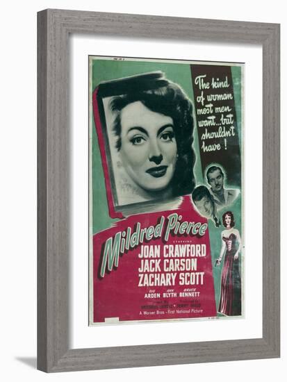 Mildred Pierce, 1945-null-Framed Premium Giclee Print