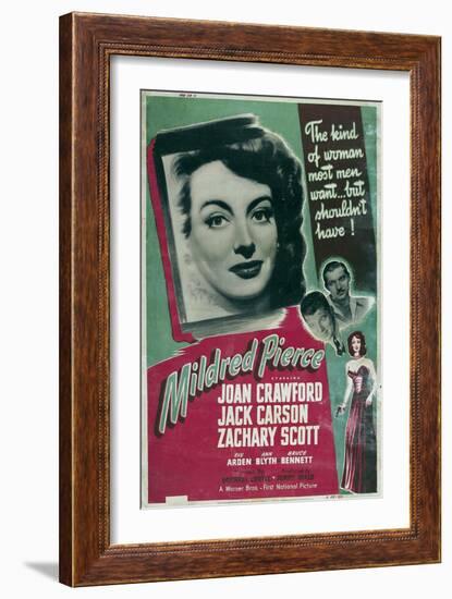 Mildred Pierce, 1945-null-Framed Premium Giclee Print