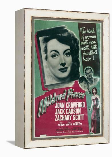 Mildred Pierce, 1945-null-Framed Stretched Canvas