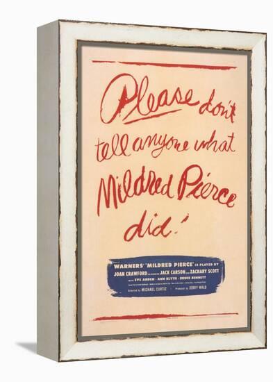 Mildred Pierce, 1945-null-Framed Stretched Canvas