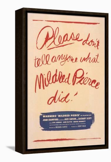 Mildred Pierce, 1945-null-Framed Stretched Canvas