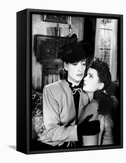 Mildred Pierce, Joan Crawford, Ann Blyth, 1945-null-Framed Stretched Canvas