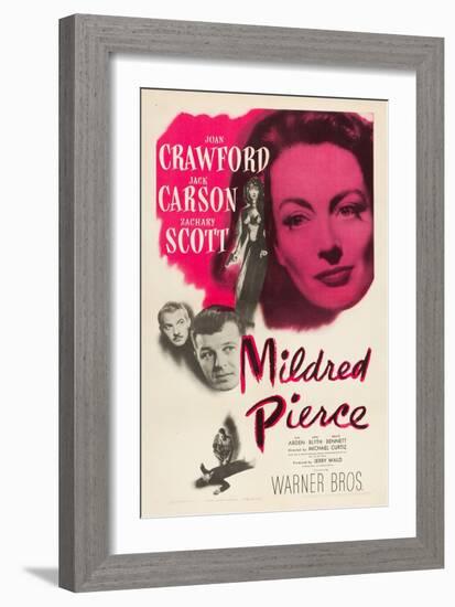 Mildred Pierce, Joan Crawford, Zachary Scott, Jack Carson, 1945-null-Framed Premium Giclee Print